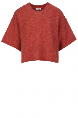 American Vintage | Knitted v-neck sweater Gioia | orange