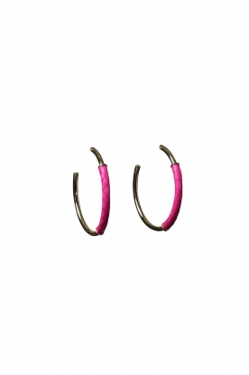 Barong Barong | Earrings Saphira Basic medium | pink