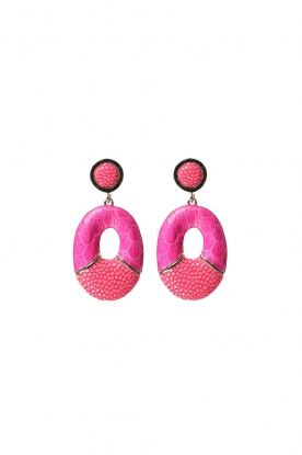 Barong Barong | Earrings Saphira Happy Ufo | pink