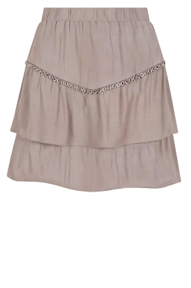 Dante 6 | Skirt with ring details Chia | beige