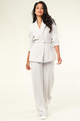 Look Crêpe wide leg pantalon