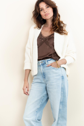American Vintage | Gebreid vest East | naturel 