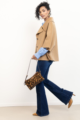 Lois Jeans | High waist flared jeans Raval L32 | donkerblauw  