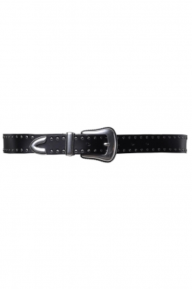 IRO | Leather belt with studs Dorsy | black