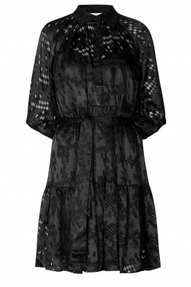 Second Female | Semi sheer dress Harlie | black