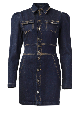 Silvian Heach | Jeans dress with buttons Vera | blue