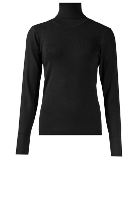 Silvian Heach |Zachte top met col Anne | zwart