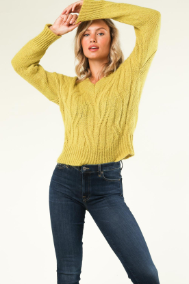 Kocca |  Knitted sweater Bamnau | green