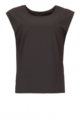 D-ETOILES CASIOPE |Travelwear top met schoudervullingen Aline | black 