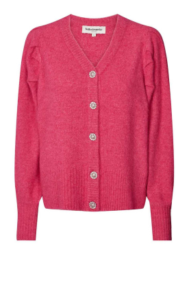 Lollys Laundry | Cardigan with luxury buttons Laura | pink 