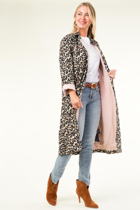Look Long leopard jacket Mikala