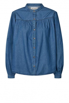 Lollys Laundry | Denim blouse Nicky | blauw 