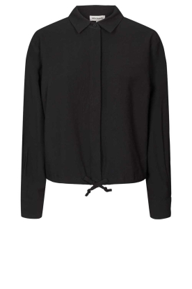 Lollys Laundry |Cropped blouse Tobago | zwart