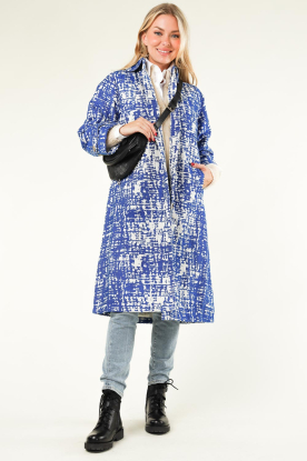 Look Oversized jacquard coat Mikala