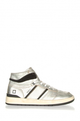 D.A.T.E | High vintage sneakers Isabel | silver
