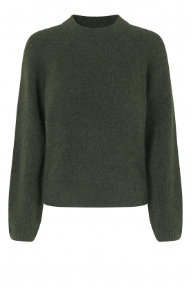 Second Female | Soft mohair knit Brookline | green