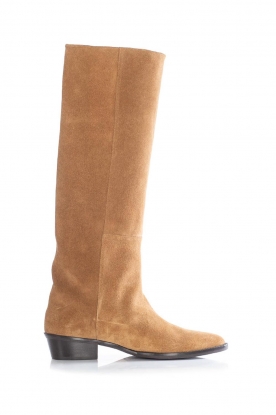 Hoge suede laarzen Seragga | camel | Toral | Little Soho