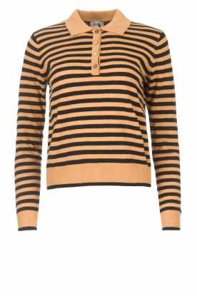 Liu Jo | Striped sweater Faye | camel