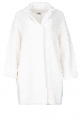 Liu Jo | Long knitted cardigan Maglia | white