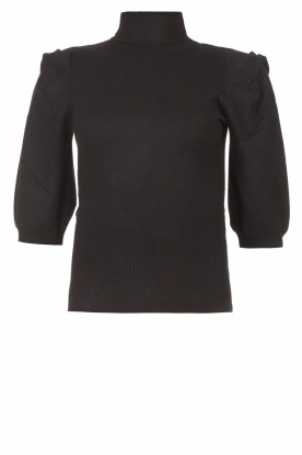 Liu Jo | Sweater with puff sleeves Ella | black