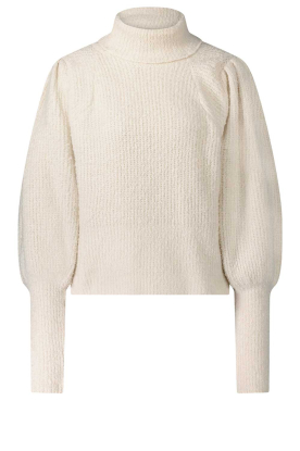 Ibana | Soft turtle neck sweater Texan | natural