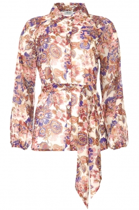 Liu Jo | See-through blouse with print Bea | purple