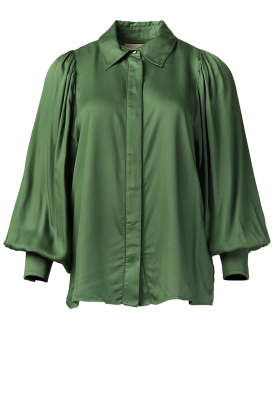 Stella Forest | Blouse with balloon sleeves Phily | green