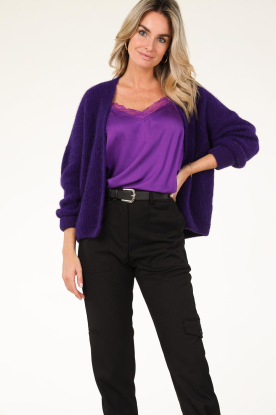 Stella Forest |  Top with lace Phily | purple