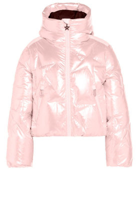 Goldbergh | Metallic down ski jacket Glamstar | pink