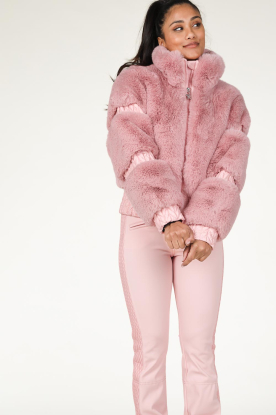 Goldbergh |  Teddy ski jacket Furry | pink 
