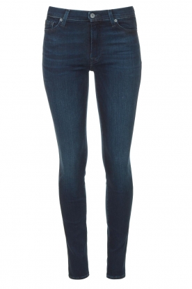 7 For All Mankind | Mid-waist skinny jeans Slim Illusion | dark blue