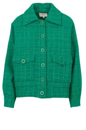 Suncoo | Bouclé jacket Enzo | green