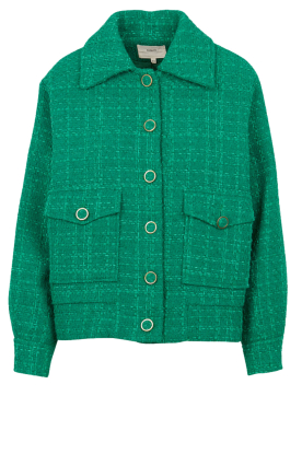 Suncoo |  Bouclé jacket Enzo | green 