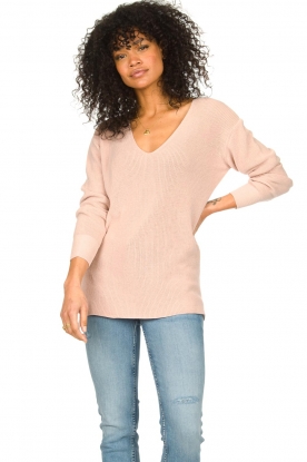 Blaumax |  Cotton sweater Ann | pink