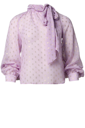 Silvian Heach |Jacquard top met lurex Mira | paars