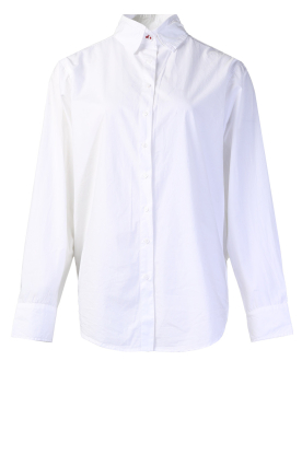 Moment Amsterdam | Poplin blouse Iconic | white