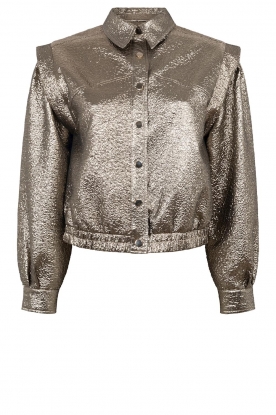 Aaiko | Metallic jacket Norma | gold