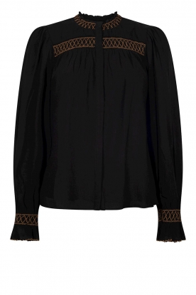 Aaiko | Blouse with embroidery details Jacky | black