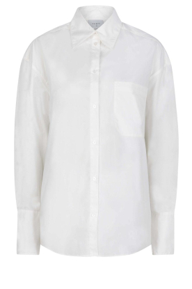Dante 6 | Poplin blouse Knox | white