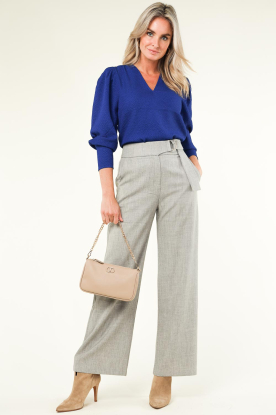 Look Jaquard puffed top Miro