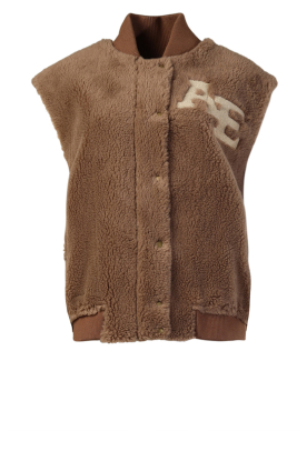 Alter Ego | Teddy baseball waistcoat Maeve | camel 