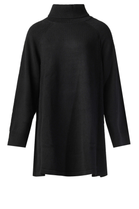 ba&sh | Knitted dress with turtle neck Mede | black