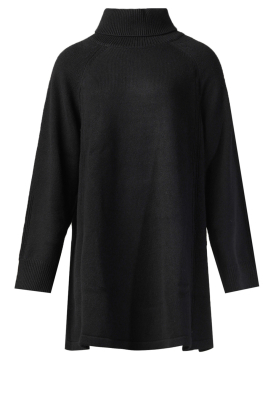 ba&sh |  Knitted dress with turtle neck Mede | black 