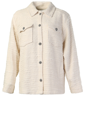 ba&sh |Oversized bouclé blouse jasje Aroma | naturel