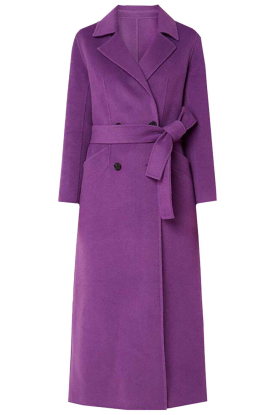 STUDIO AR | Woolen coat Paccia | purple