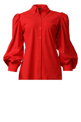 D-ETOILES CASIOPE |  Travelwear blouse Doris | red 