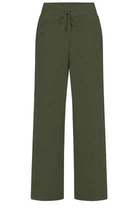 Knit-ted | Fine knitted pants Nada | green