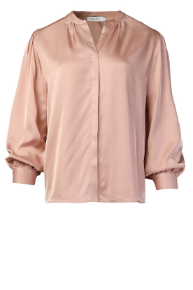 Knit-ted | Satin blouse Celia | pink