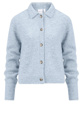 Knit-ted | Soft knitted cardigan Danny | blue