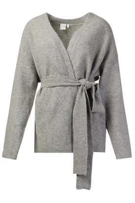 Knit-ted | Soft knitted cardigan Silvie | grey
